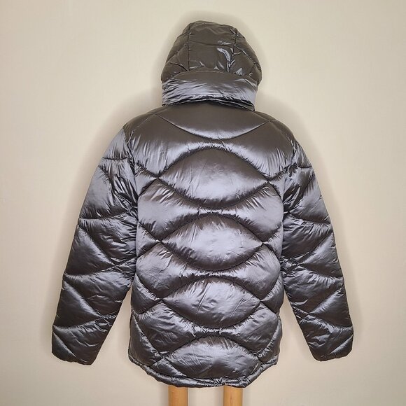 SAVE THE DUCK Silver Kimia Diamond Quilt Jacket - Size Large NWT - Picture 4 of 13